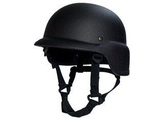 United Shield International PASGT Style Level IIIA Ballistic Helmet with Omega harness has a stable and lightweight design